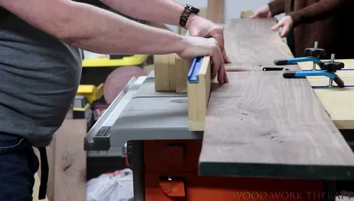 Face joint the boards to ensure they are perfectly square.