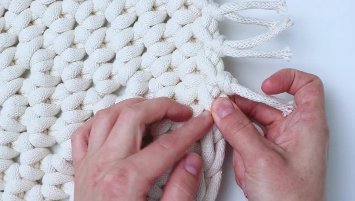 Add fringe (optional).