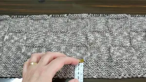Knitting a Reversible Basketweave Blanket: A Customizable Guide