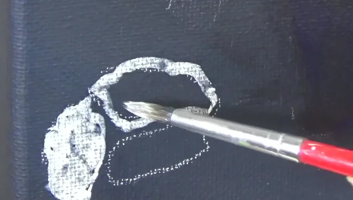 Paint nano cubes (small corals). Use a variety of bright and muted colors (purples, reds, aqua greens, Taylor blue), layering and creating striations for texture. Don't fully blend colors.