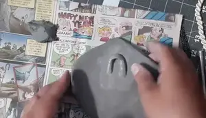 Hang Your Clay Creations: The No-Hole Hanger Method