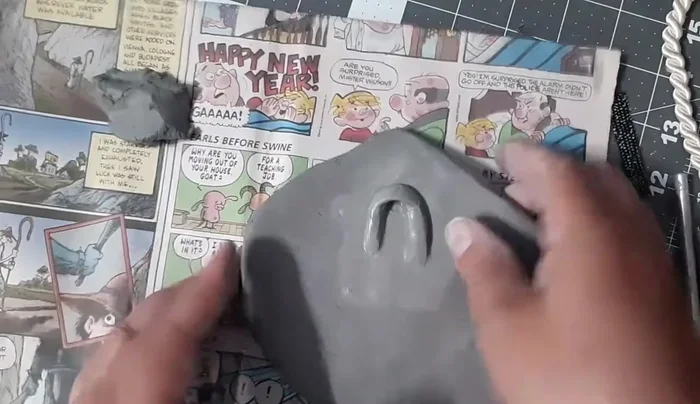 Ensure the overhang remains open for hanging.