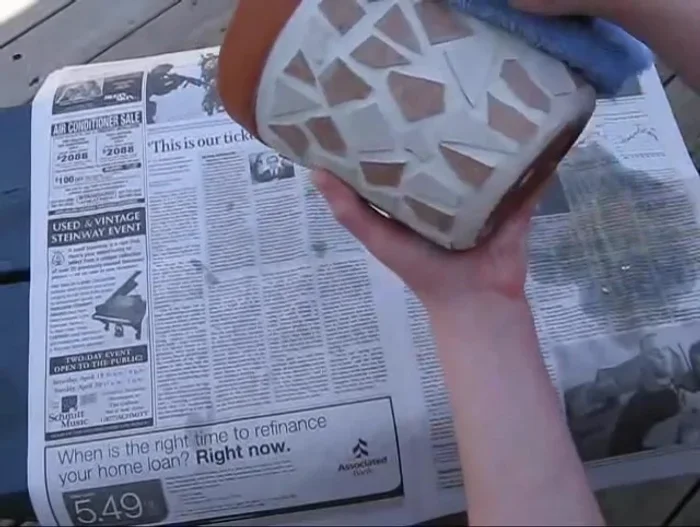 After sponging, wait 5-10 minutes, then buff the haze off with a soft, clean cloth.