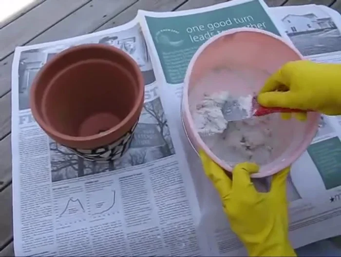 Let the pot dry for at least 24 hours.