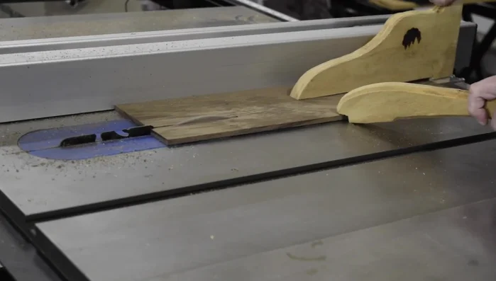 Cut the final piece of the holder at a 67.5-degree angle.