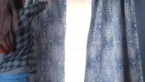 No More Pesky Light Beams! Sewing Rod Pocket Curtains with a Blackout Liner