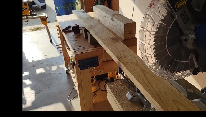 Cut decorative angles for the feet and table top supports.