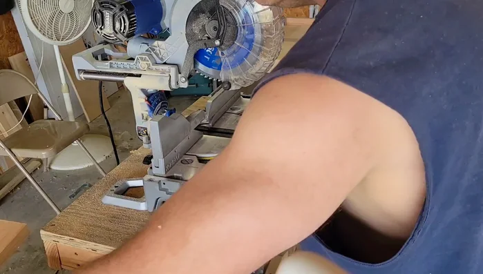 Cut and attach the table apron below the T-track.