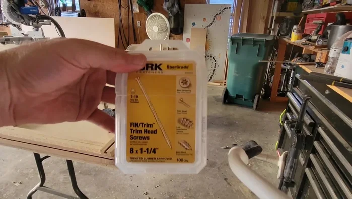 Cut and attach the table apron below the T-track.