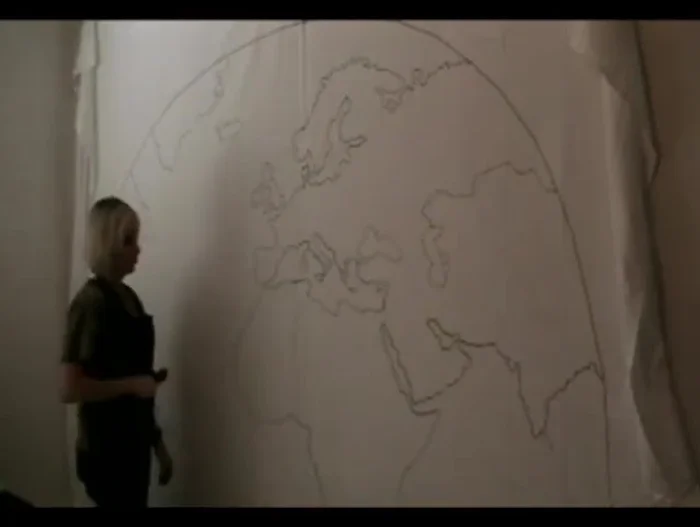 Once outlined, prepare for painting (Part 2 of the video).