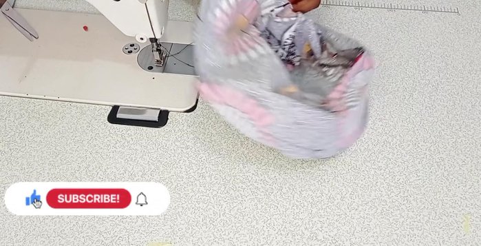 Turn right side out, notch seams, iron, and close the gap by hand stitching.