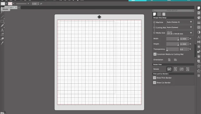 Adjust font size to fit within the cutting mat borders, ensuring it's large enough to be readable but not too big for your canisters.