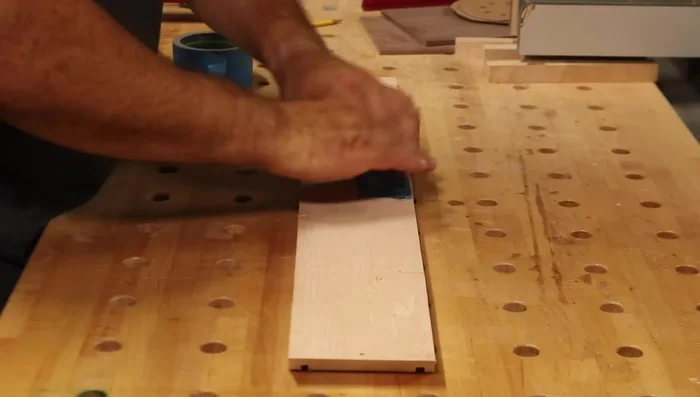 Assemble the box using painters tape as a hinge, ensuring squareness.