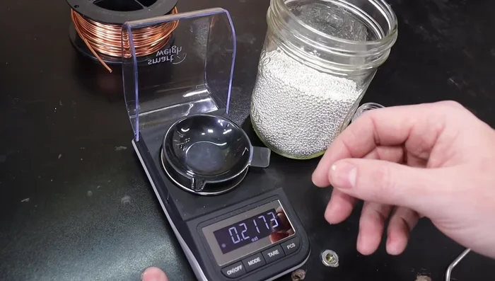 Calculate Copper: Multiply the weight of your fine silver (in grams) by 0.074 to determine the required amount of pure copper (99% pure) in grams.