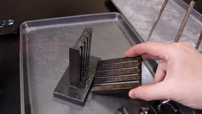 Melt the Metals: Use your torch (acetylene/oxygen recommended for speed) to melt the metals completely. Ensure they are super liquid before pouring.