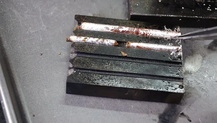 Cool and Clean: Allow the metal to cool completely. Once cooled, clean the ingots using a pickling solution to remove any flux residue.