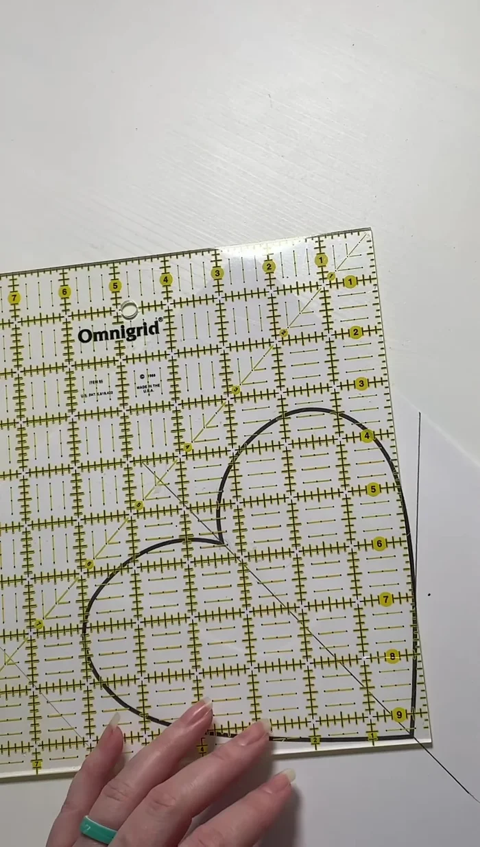 Work in reverse sewing order: As you draw lines, think of the sewing process in reverse. The last line drawn will be the first seam sewn. This helps ensure clean edges and simplifies the piecing.