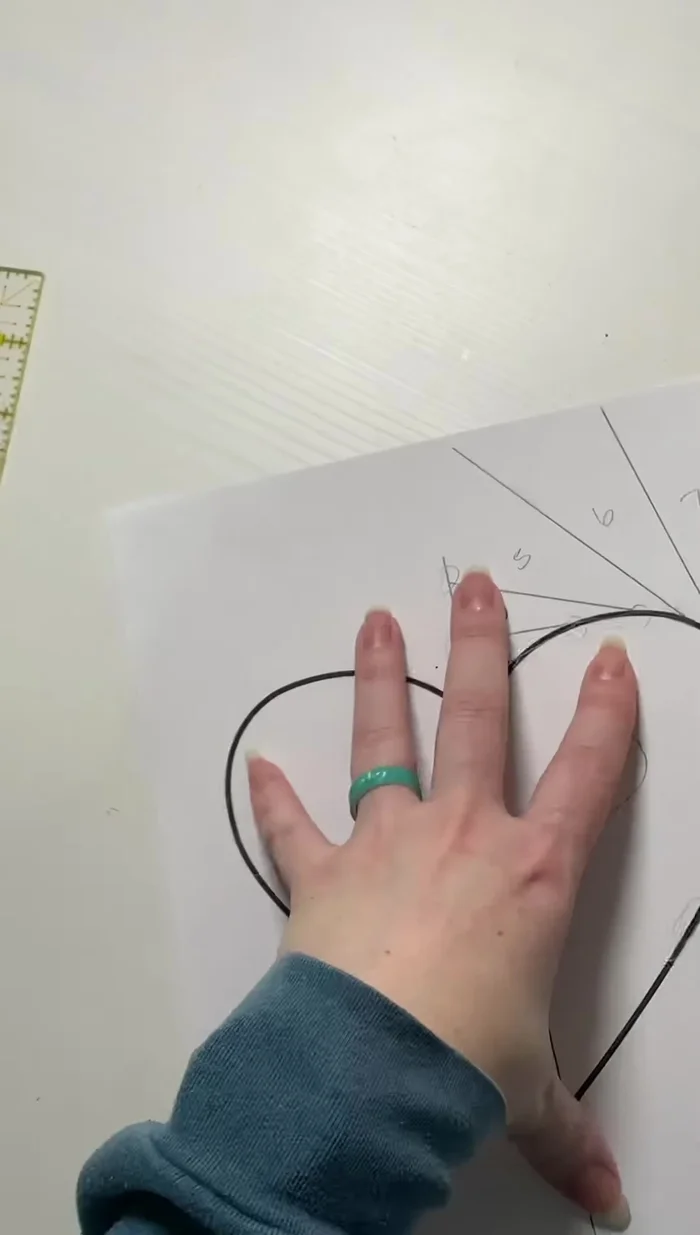 Add seam allowance (after printing/copying): Once your design is complete, if using regular paper, scan or copy the image and add your seam allowance to the copied version before cutting. This adds ease to the sewing process.