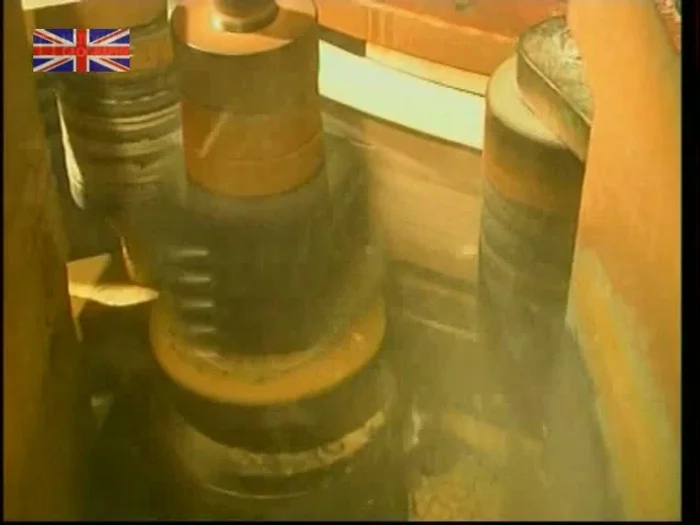 Cutting into smaller pieces from larger chunks