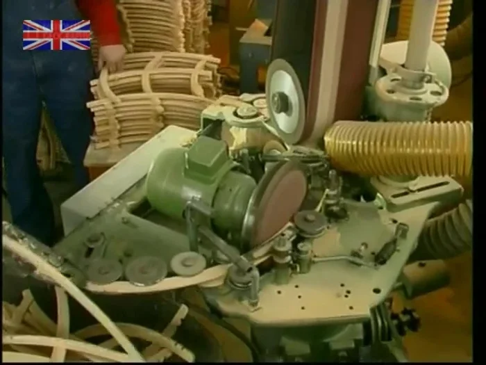 Sanding the hangers smooth