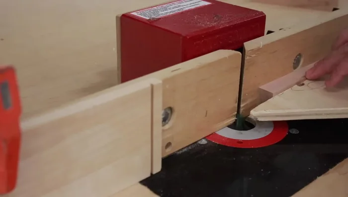 Cut rabbets on the router table (ensure accurate setup to avoid errors).