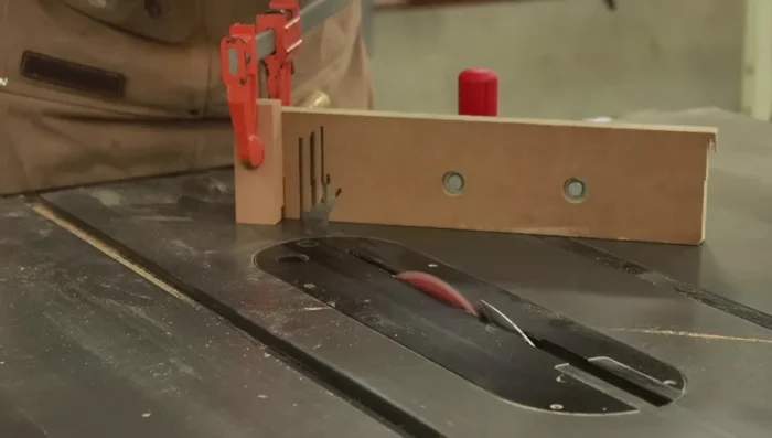 Remove material like a standard half lap, ensuring accurate cuts.