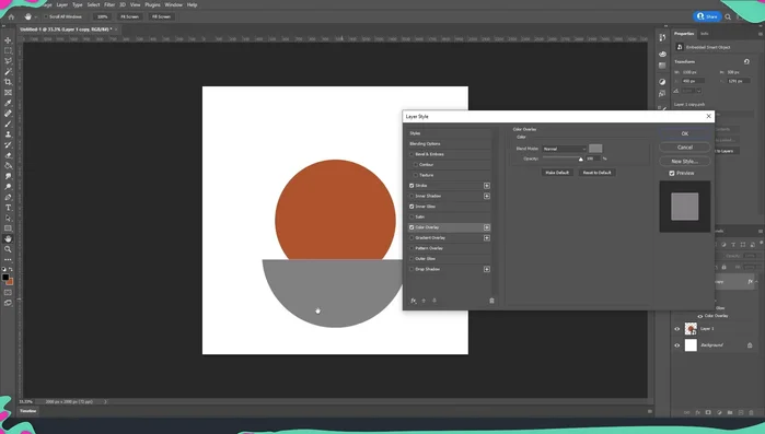 Add a color overlay (white, 18% opacity). You can adjust the color for different tints.