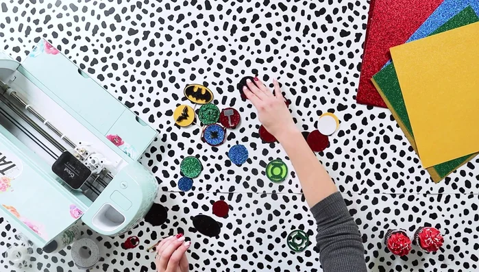 Attach the finished layers to a toothpick.