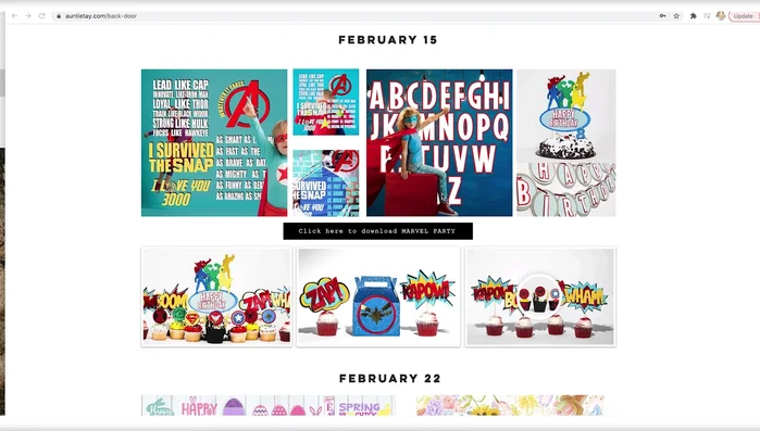 Select and resize the desired cupcake topper designs. Ensure colors are consistent to minimize cutting mats needed.