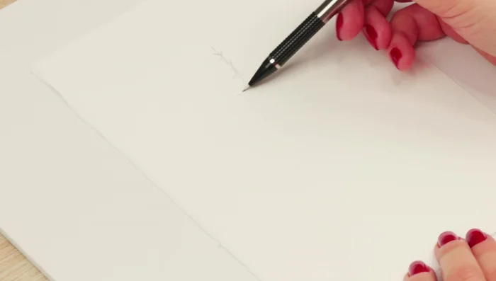 Prepare the watercolor paper by wetting the front and back to prevent buckling. (Optional: Use watercolor block to avoid this step).