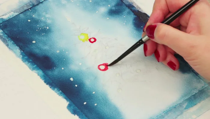 Let the ornament paint dry completely.