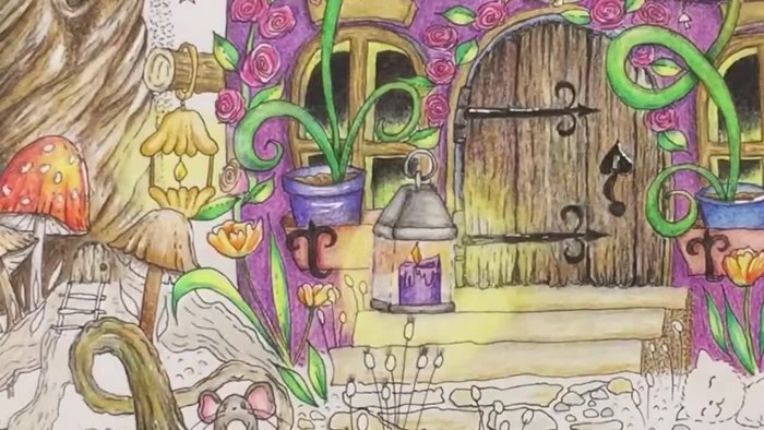 Laying the Base: Start with a warm grey base color, following the lantern's outline to create dimension. Leave areas lighter where the light source hits.