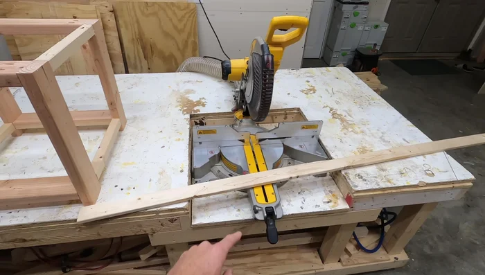 Install the bottom slats (using table saw for cleaner look, or just cut to length and attach directly if you don't have one):