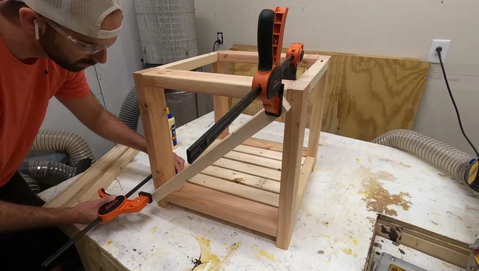 Build and attach the X-braces for each side: