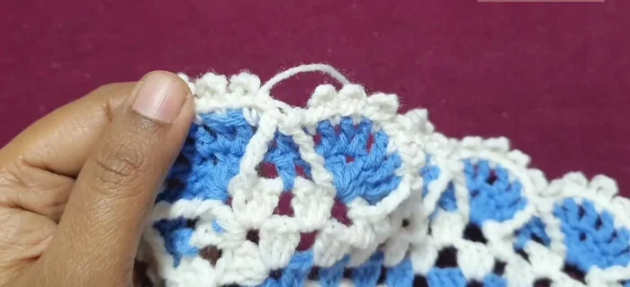 Weaving in the ends.