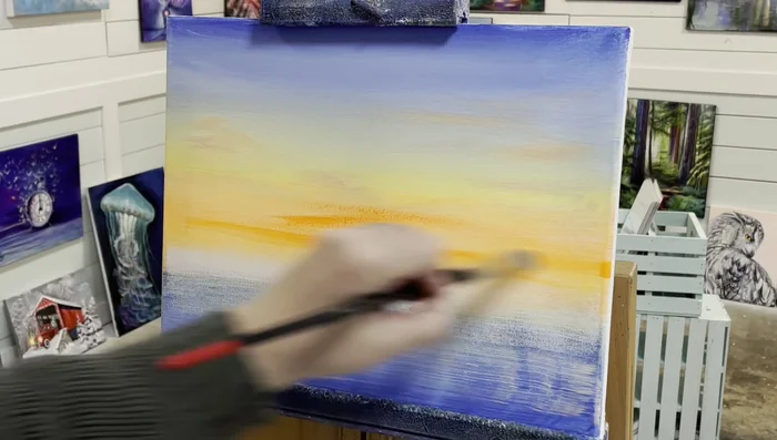 Add another layer of neon orange to the top for vibrancy.