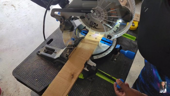 Sand the pallet wood thoroughly using 80 grit sandpaper to achieve a smooth surface, removing splinters and roughness.