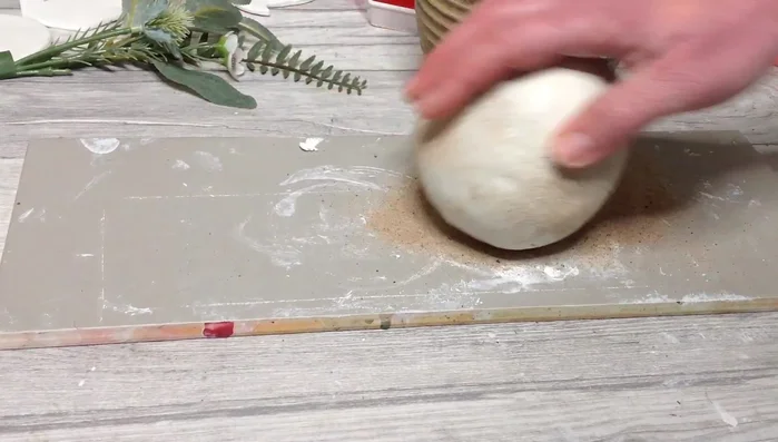 Use a brush, toothbrush, or scourer to create texture.