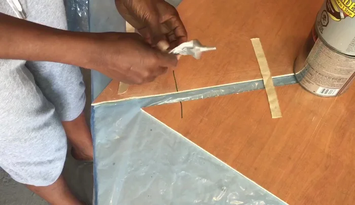 Let the glue dry completely.