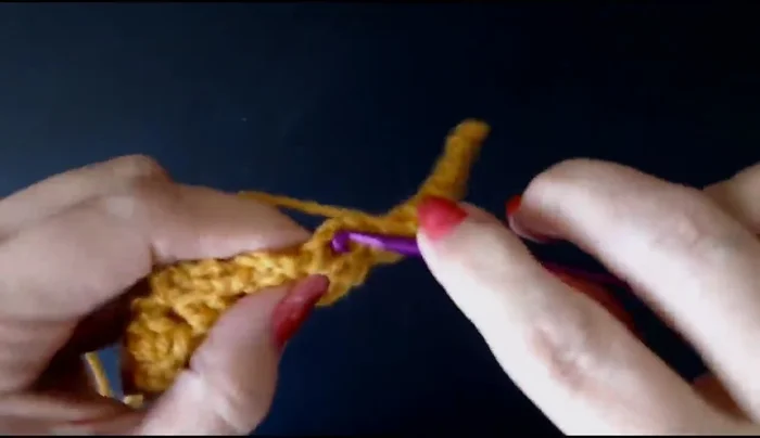 Repeat rows 8 and 10 until the desired height is reached.