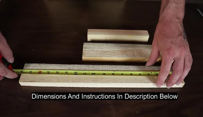 Four 8 1/2-inch pieces for corner posts