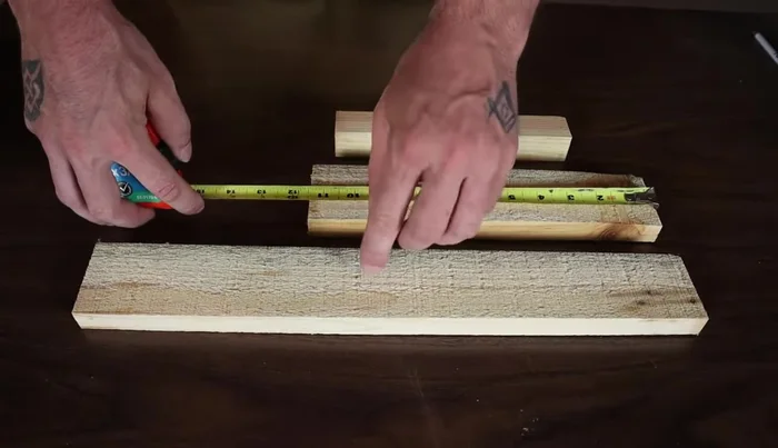 Four 8 1/2-inch pieces for corner posts