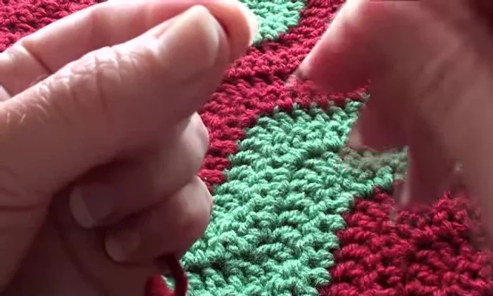 Weave in the ends using a yarn needle.