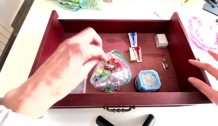 Plan your organizer layout. Decide what items will go in each section.