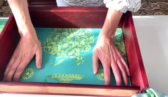 Assemble the drawer organizer: Begin with the bottom piece, then add front and back, and finally, sides. 