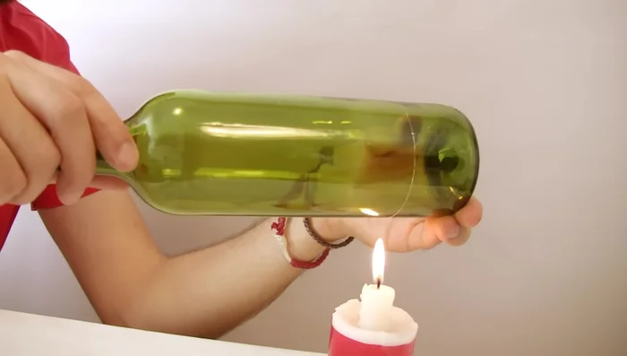 Cool the heated line with ice.