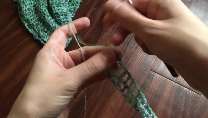 Last Step in Each Row: Before the final double crochet, chain 1, skip a chain, then double crochet in the next stitch. This ensures even edges.