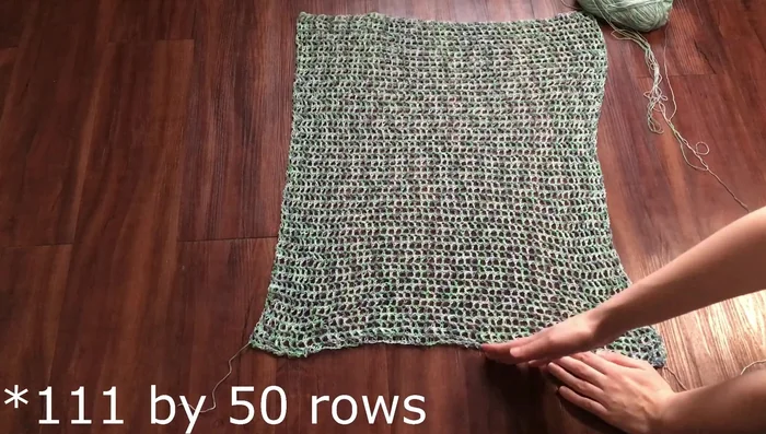 Join the front and back pieces. Layer them, leaving space for armholes.