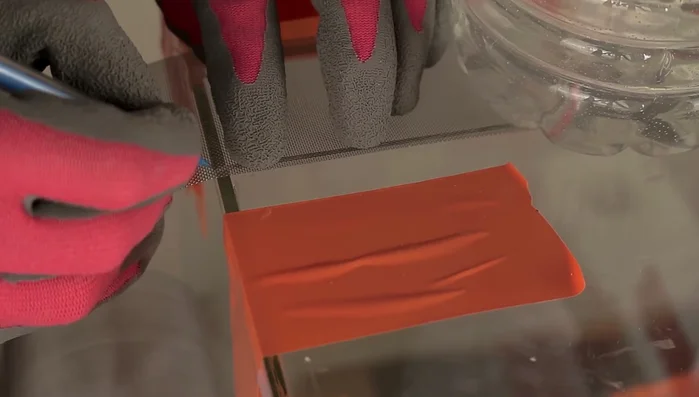 Prepare and attach the ventilation grid.