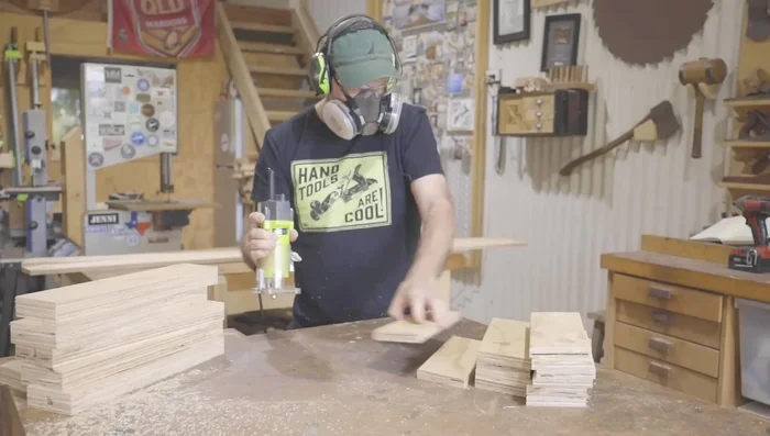 Round over all edges for safety and aesthetics. Do this before assembly to make it easier.